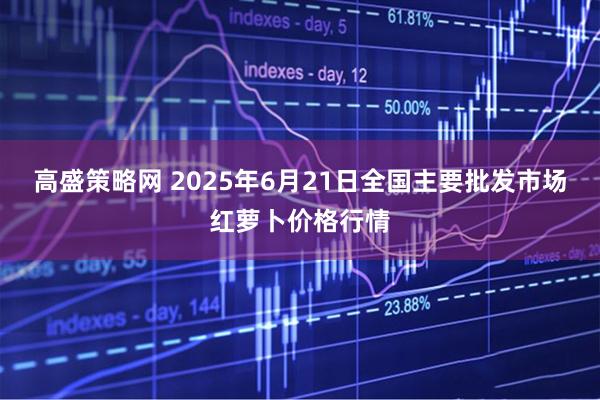 高盛策略网 2025年6月21日全国主要批发市场红萝卜价格行情