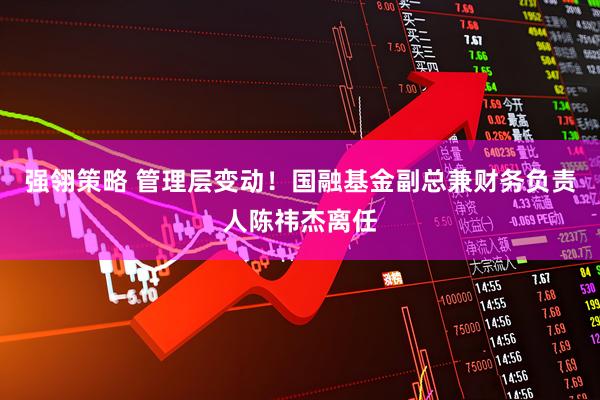 强翎策略 管理层变动！国融基金副总兼财务负责人陈祎杰离任