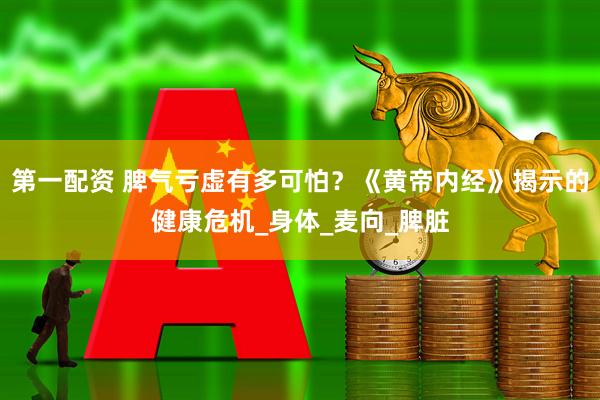 第一配资 脾气亏虚有多可怕？《黄帝内经》揭示的健康危机_身体_麦向_脾脏